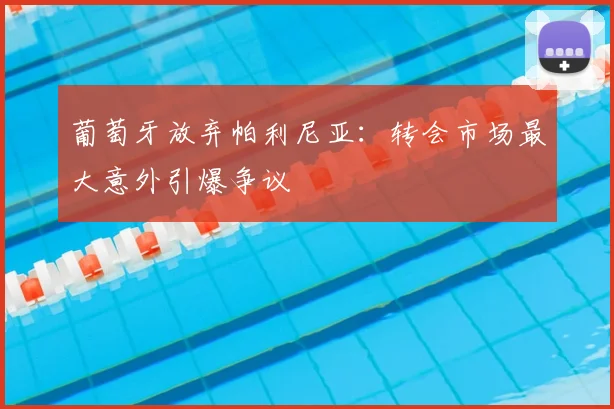 葡萄牙放弃帕利尼亚:转会市场最大意外引爆争议